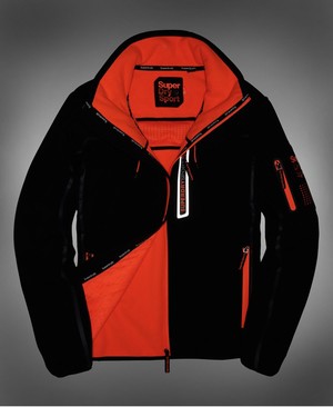 Superdry Polar Sport Trakker Férfi Kabát Fekete | HMLSO0273